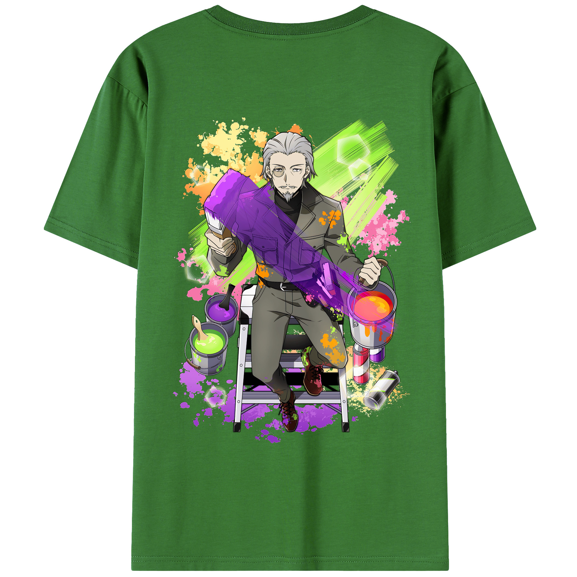 （画像用） 文豪ストレイドッグス Bungo Stray Dogs レディース半袖Tシャツ(バックプリント)